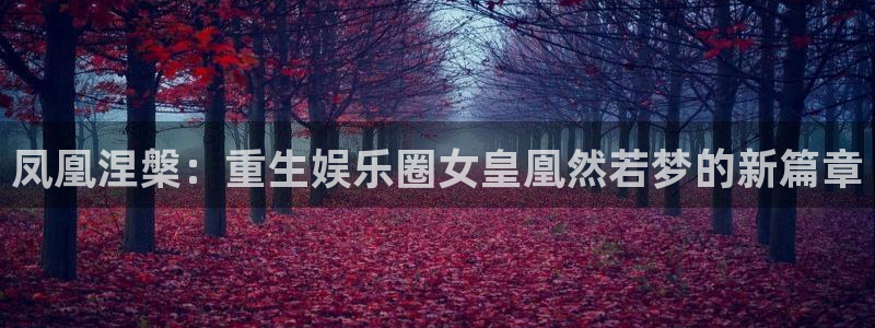 彩虹多多2体育登录入口：凤凰涅槃：重生娱乐圈女皇凰然若梦的新篇章