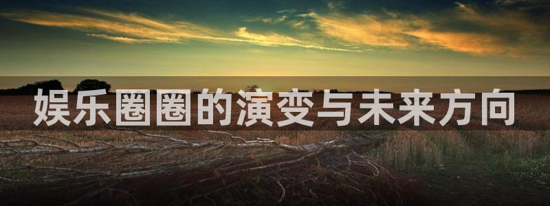彩虹多多4注册：娱乐圈圈的演变与未来方向
